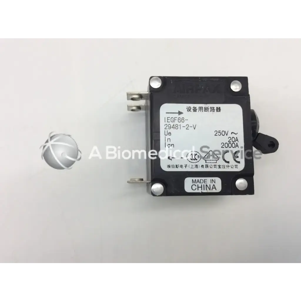 Airpax IEGF66294812V Power Circuit Protector A Biomedical Service