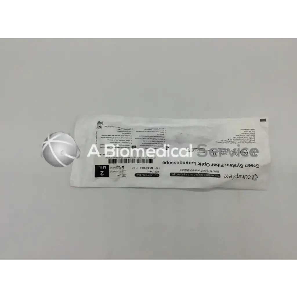 Curaplex Green System Fiber Optic Laryngoscope MIL 2 301B3120EA Child