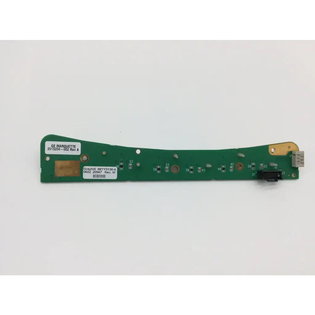 GE Marquette Dash Keypad Control PCB ASSY & Encoder 2015204002 Button