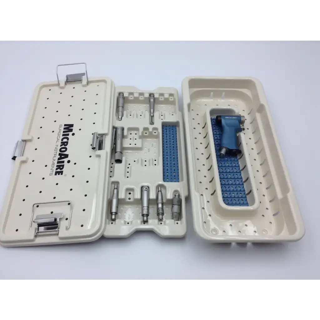 MicroAire Surgical Instruments w/ Sterilization Tray A Biomedical Service