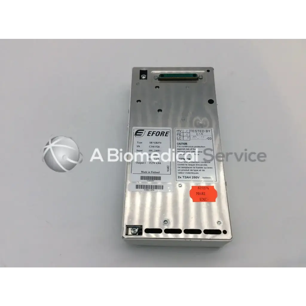 SR92B370 GE Datex Ohmeda S5 Patient monitor power supply A Biomedical