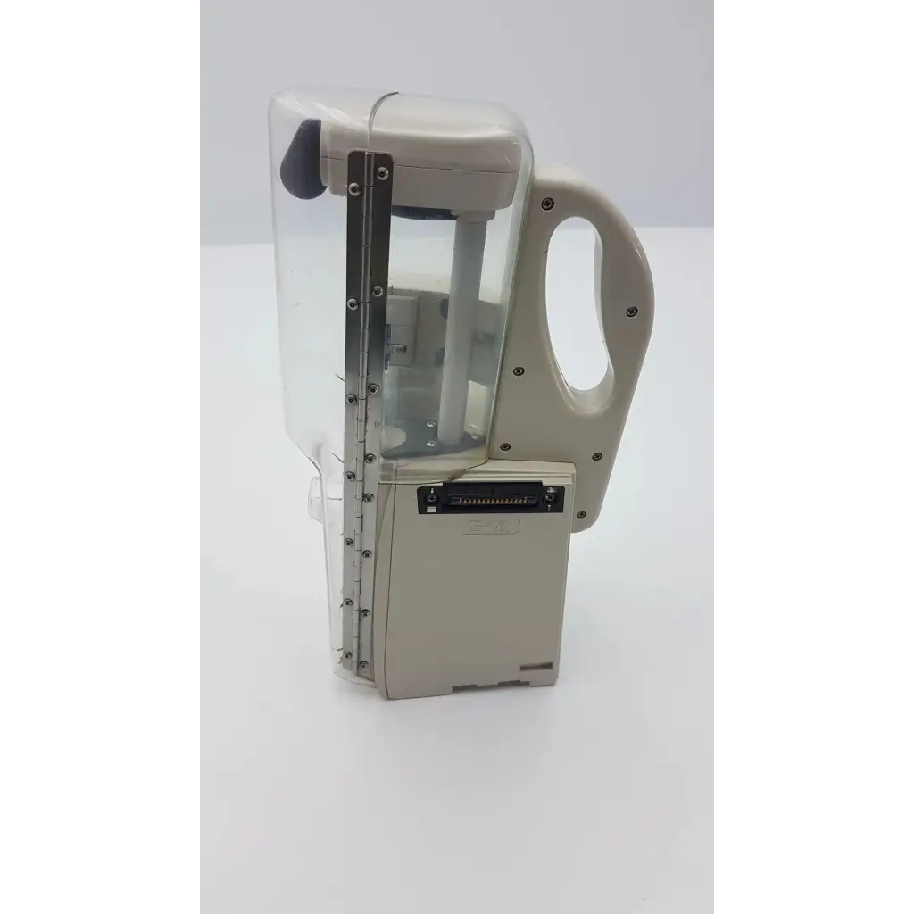 Beige plastic and metal handheld scanner with transparent side panel for alaris medley 8120 pca module adi-7