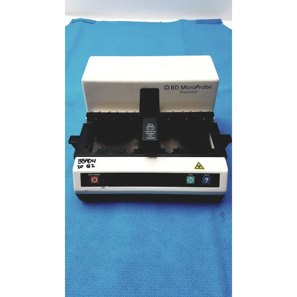 Becton dickinson microprobe 250100 processor with jerome power supply white and black lab instrument with digital display panel