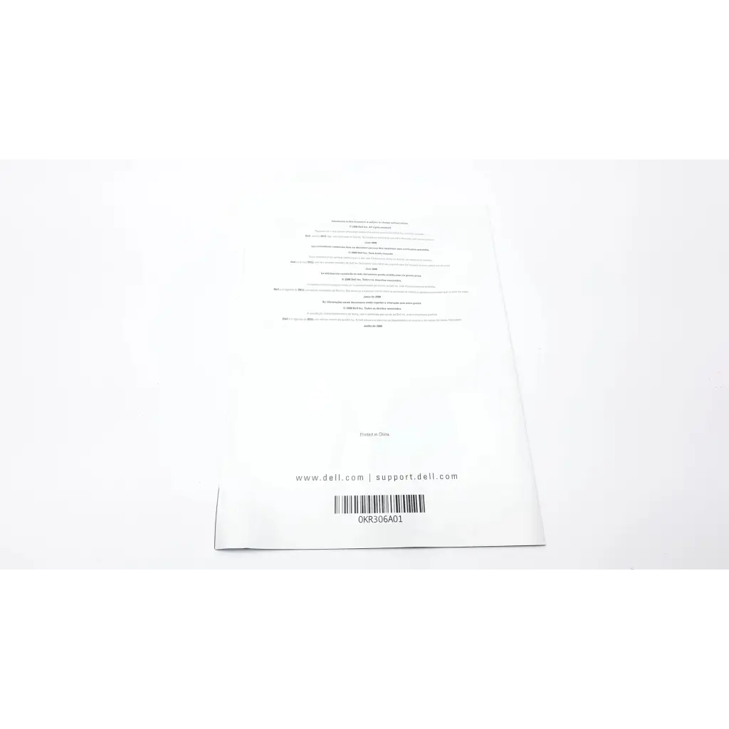 White dell advanced pr02x replicator product manual with black text and barcode for dell advanced e-port ii pr02x