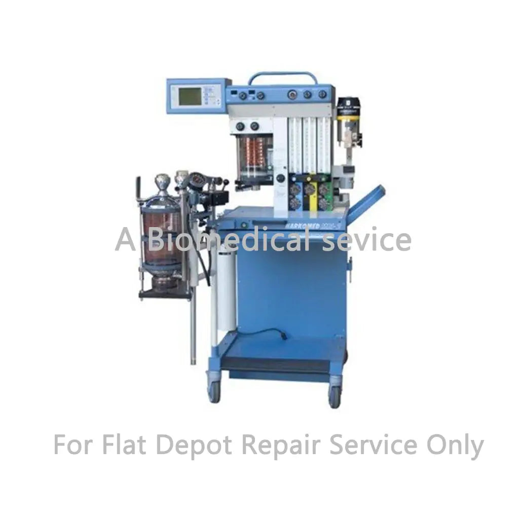 Blue drager narkomed mri medical equipment ventilator with digital display and gas cylinders for flat-rate repair service