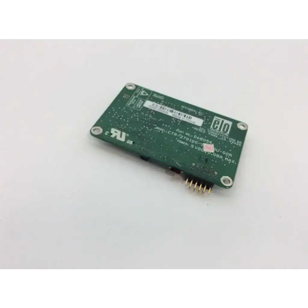 Elo Touchsystems E868672 Rev A CTR-270100-IT-RSU-00R D68054