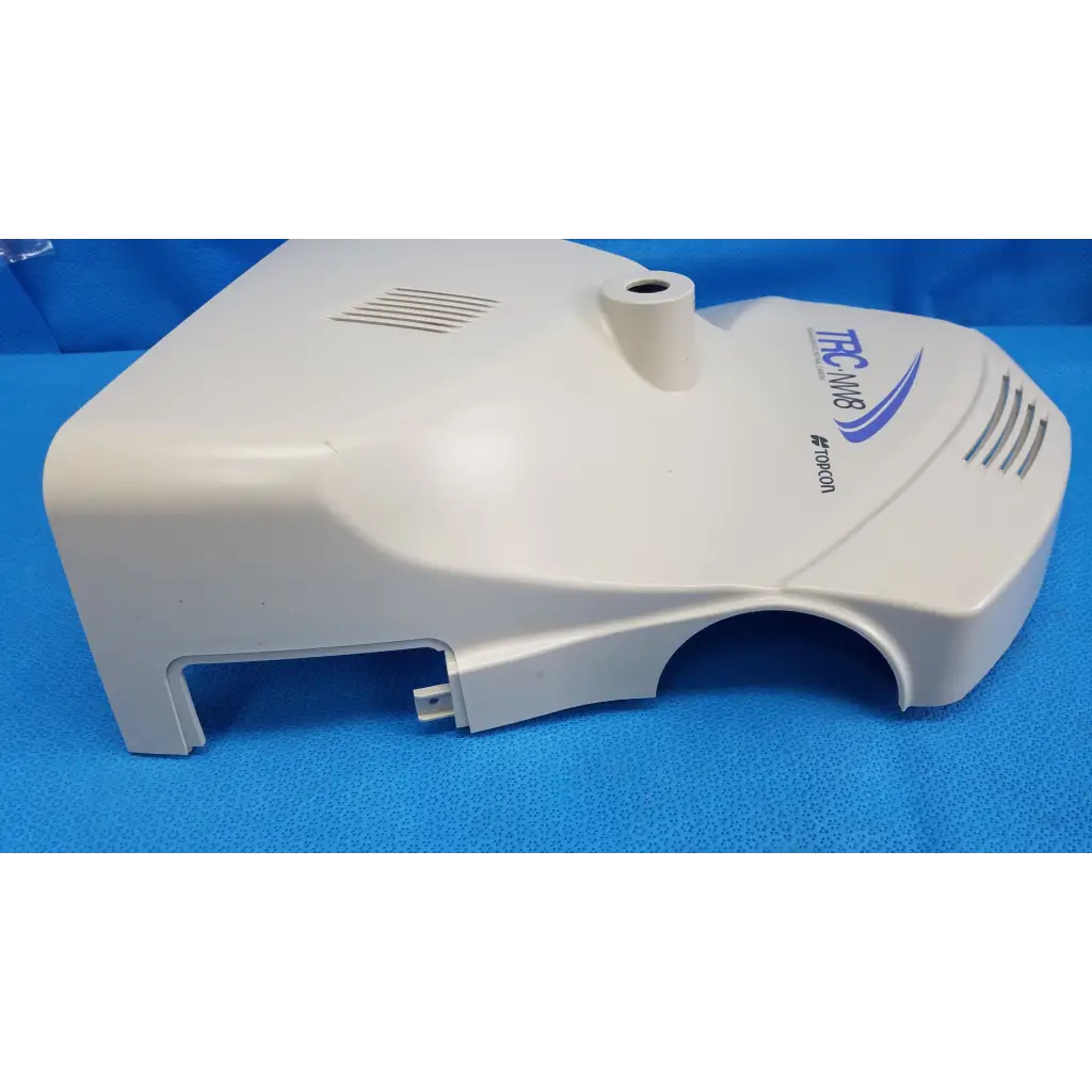 White plastic main optical body housing cover panel for tpc-018 toc-o2 in Topcon TRC-NW8 retinal camera