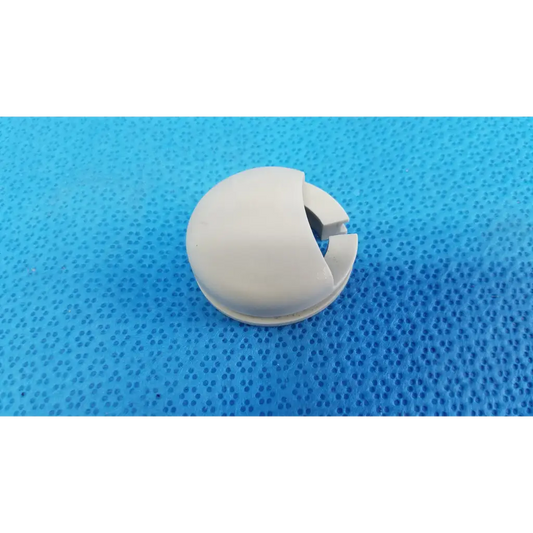 White plastic external joystick mechanical neck base collar ring cover shield with split design for topcon trc-nw8