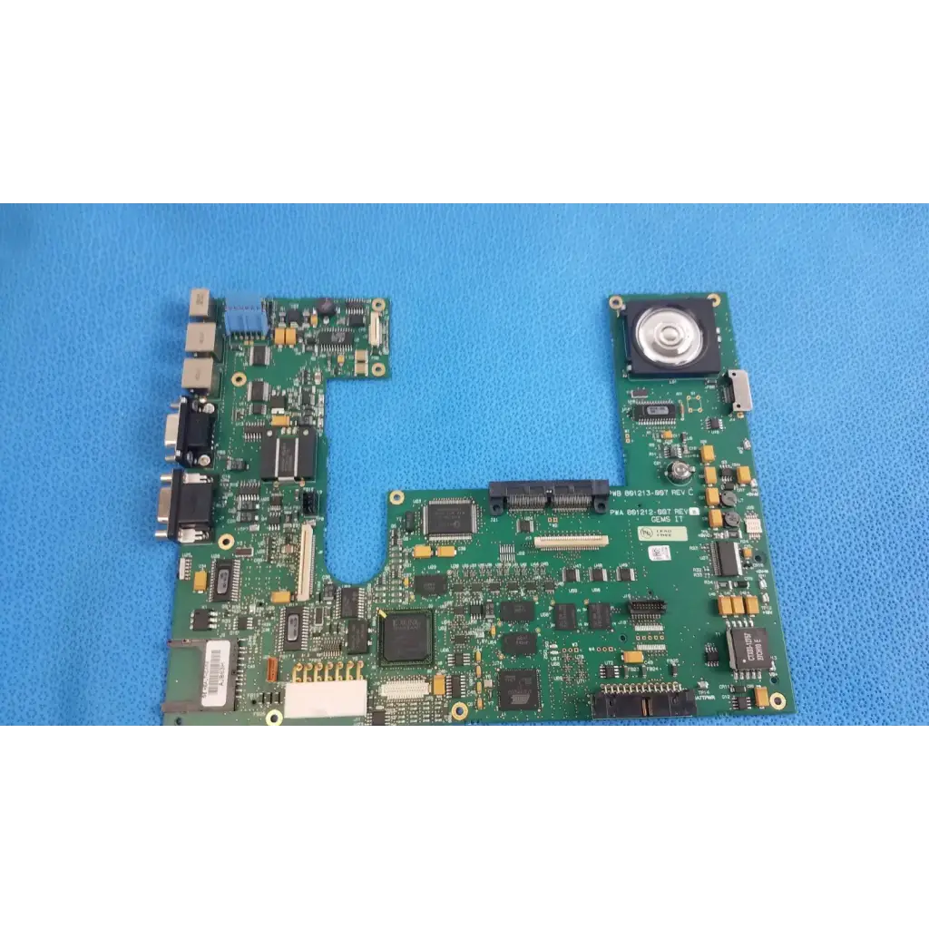 Green ecg motherboard pcb for ge mac 5500 mac 3500 with electronic components and connectors for medical use