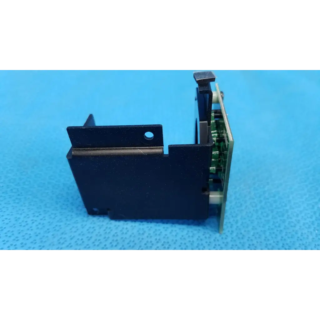Black plastic housing with green lcd dot matrix circuit board and metallic components for fixation target use in topcon trc-nw8
