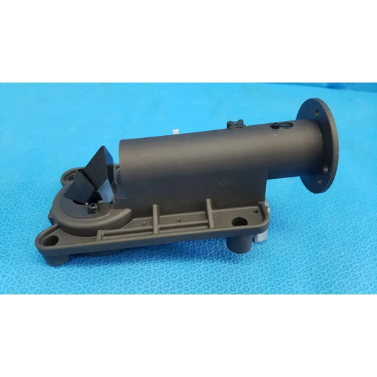 Dark gray plastic focus drive block assembly with lens barrel and porro prism for topcon trc-nw8 retinal camera