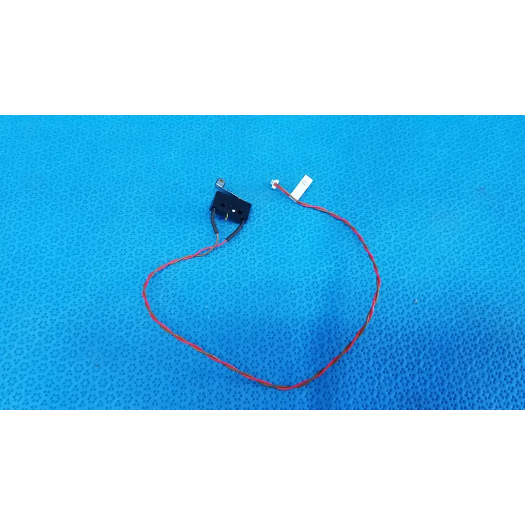 Black plastic internal mechanical hinge roller lever microswitch with red wire and white connector for topcon camera