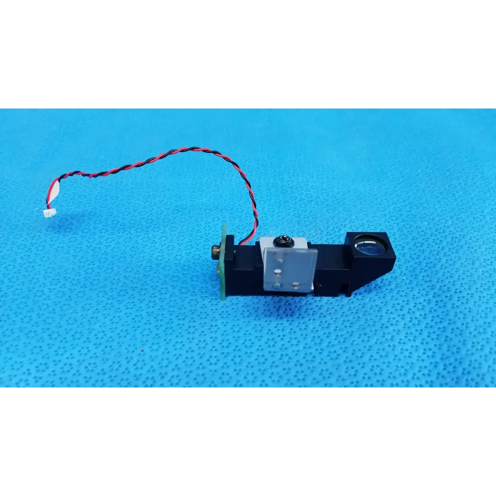 Black optical alignment prism lens module with red and black twisted wire and silver metal parts for topcon TRC-NW8