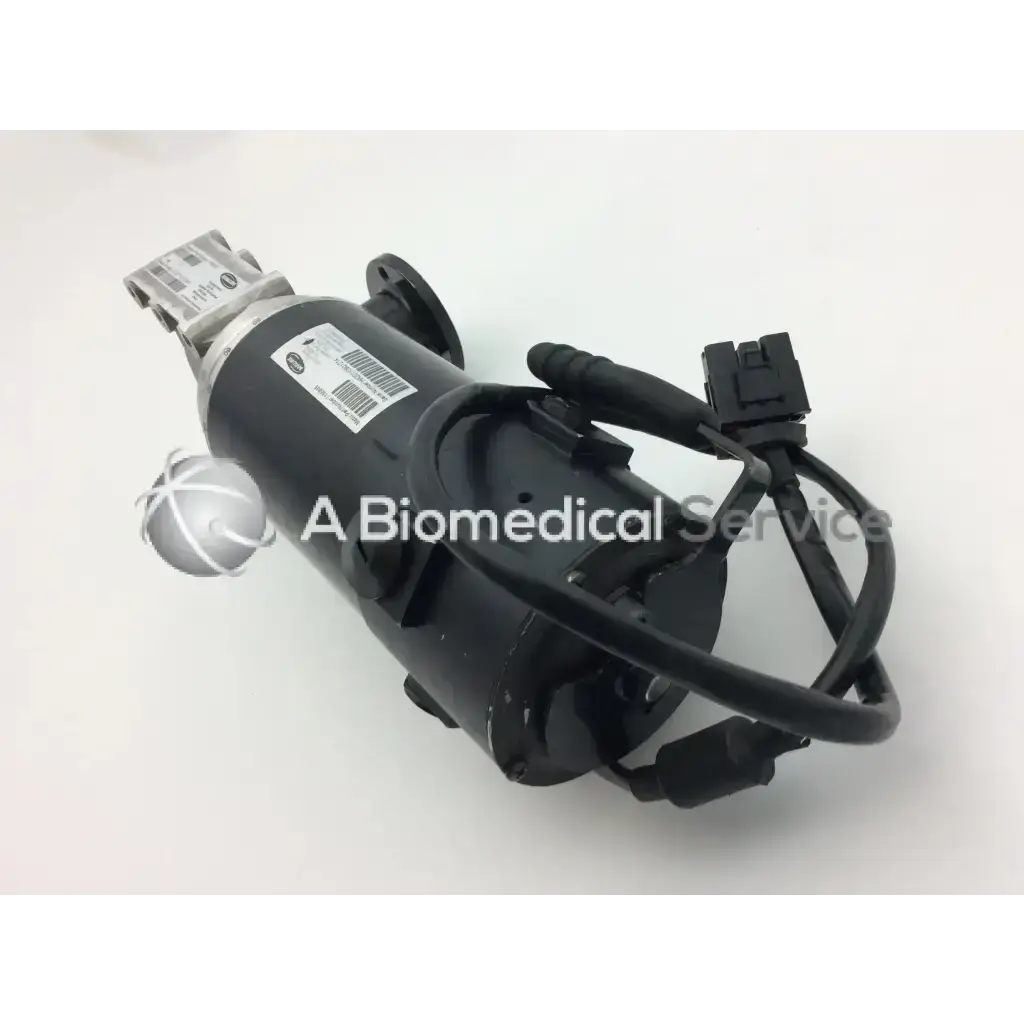 Invacare storm torque sp storm power chair drive motor black cylindrical pump with silver fittings and electrical connectors