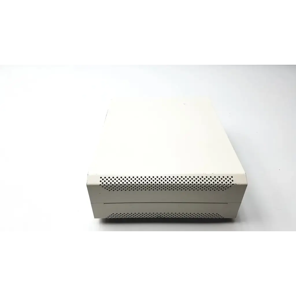 Off-white plastic computer case with perforated ventilation for lej leistungselektronik jena gmbh fluoarc 001.26d lamp power supply