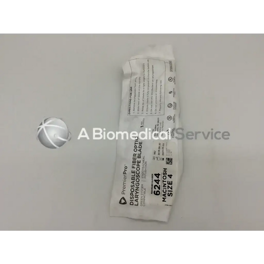 PremierPro Disposable Fiber Optic Laryngoscope Blade 6244