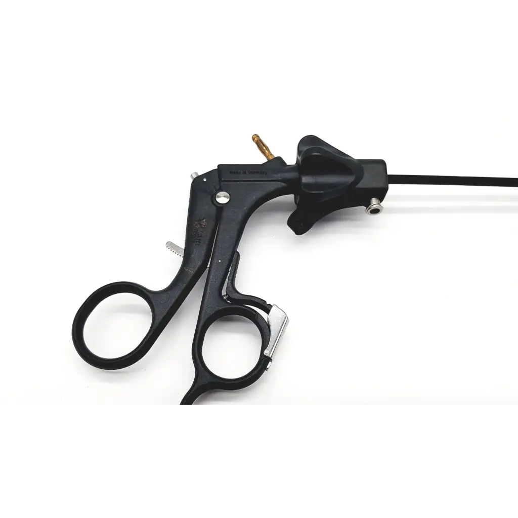 Black surgical instrument with ergonomic handles and slender articulated shaft for stryker 134 degrees autoclave da46-10