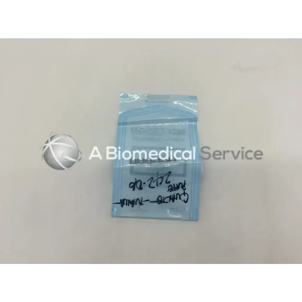 Light blue plastic pouch containing a synthes 242.06 quarter-tubular plate with collar 6 holes ad5-159 121322sm 47mm