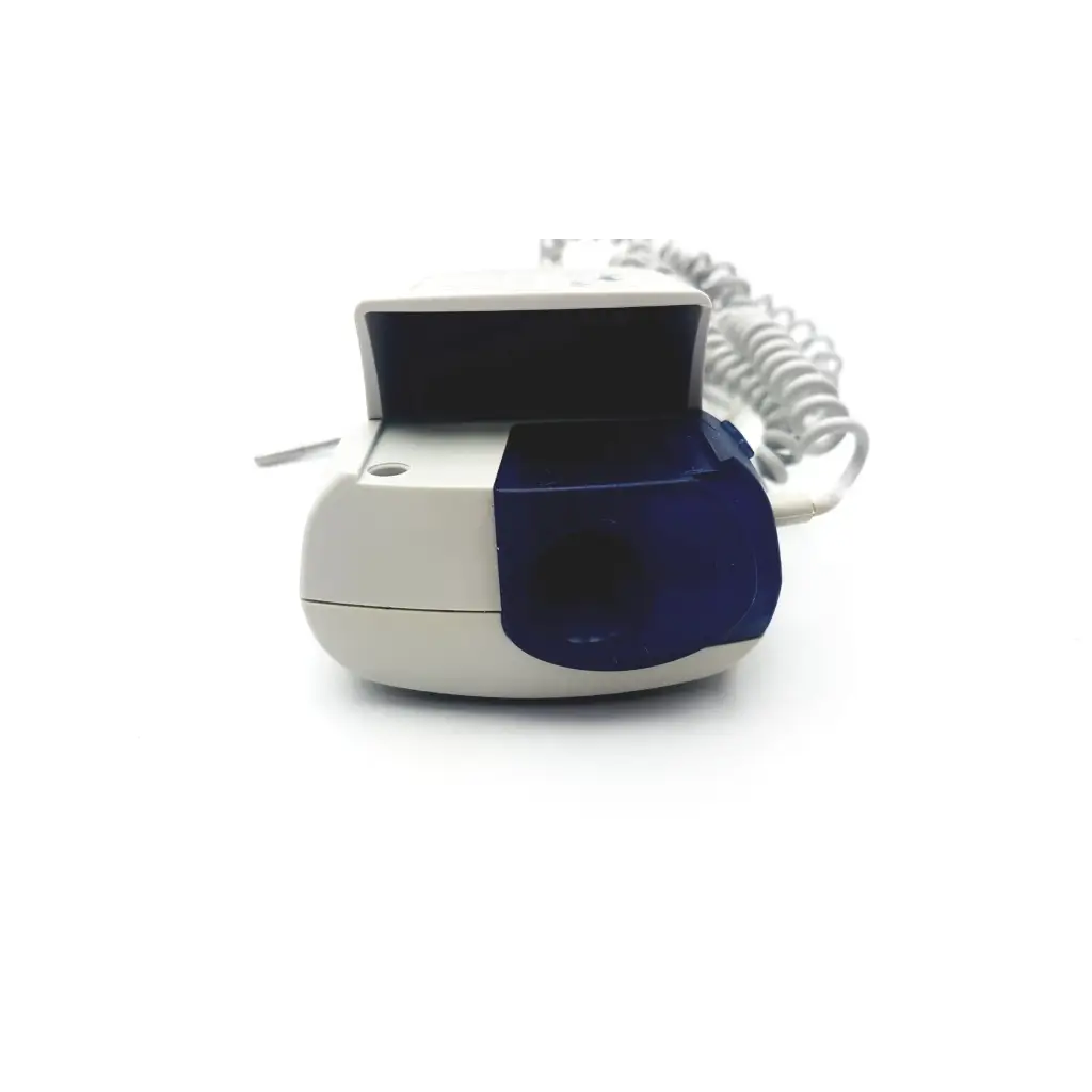 White and blue welch allyn suretemp plus 690 thermometer with probe and coiled cord medical device for accurate readings