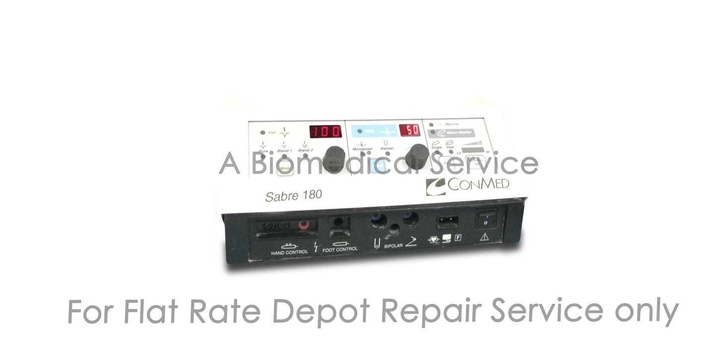 Conmed Sabre 180 Repair Service Conmed