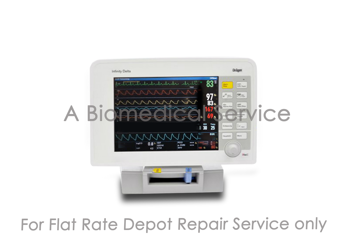 Drager Infinity Delta Patient Monitor Repair Service Drager