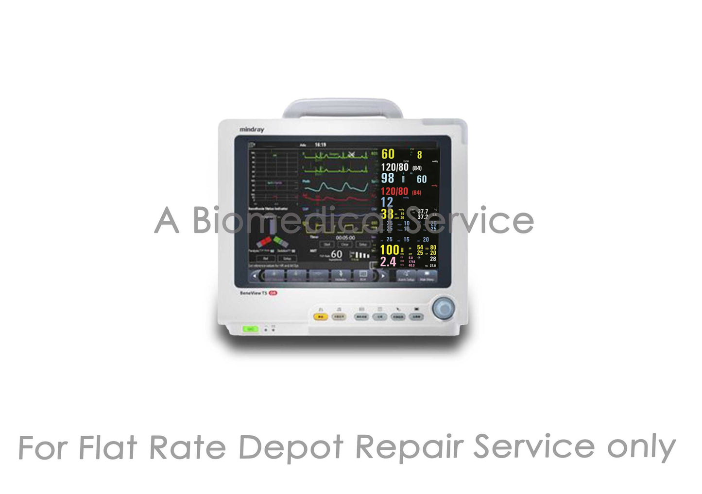 Mindray BeneView T6 Patient Monitor Repair Service Mindray