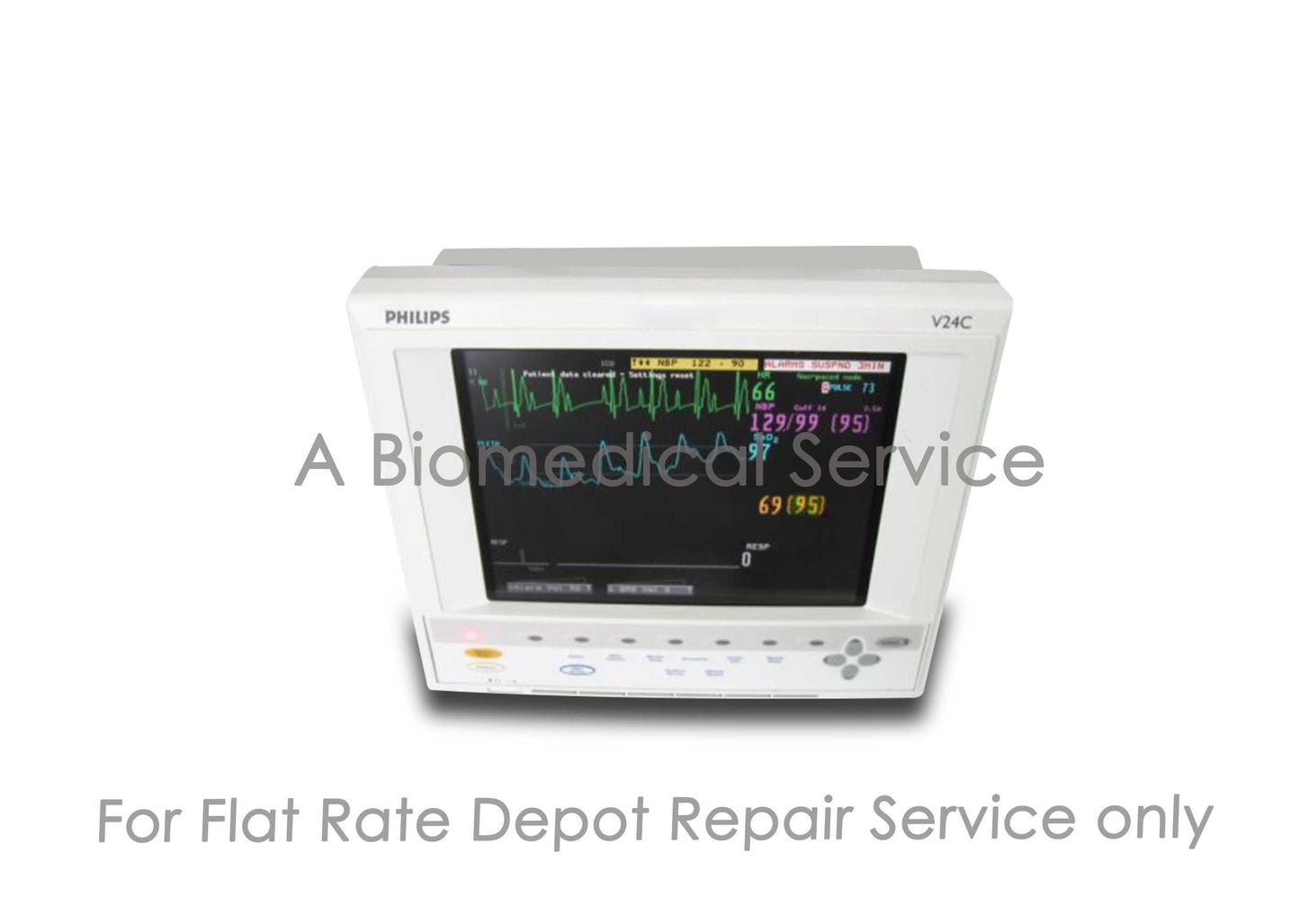 PHILIPS HP V24C M1204A Patient Monitor Repair Service Philips