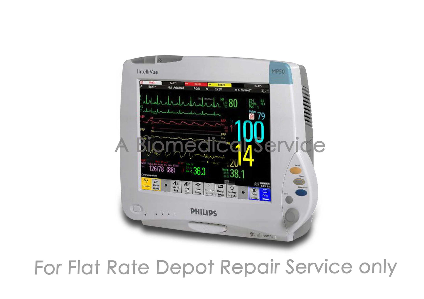 Philips IntelliVue MP50 Patient Monitor Repair Service Philips