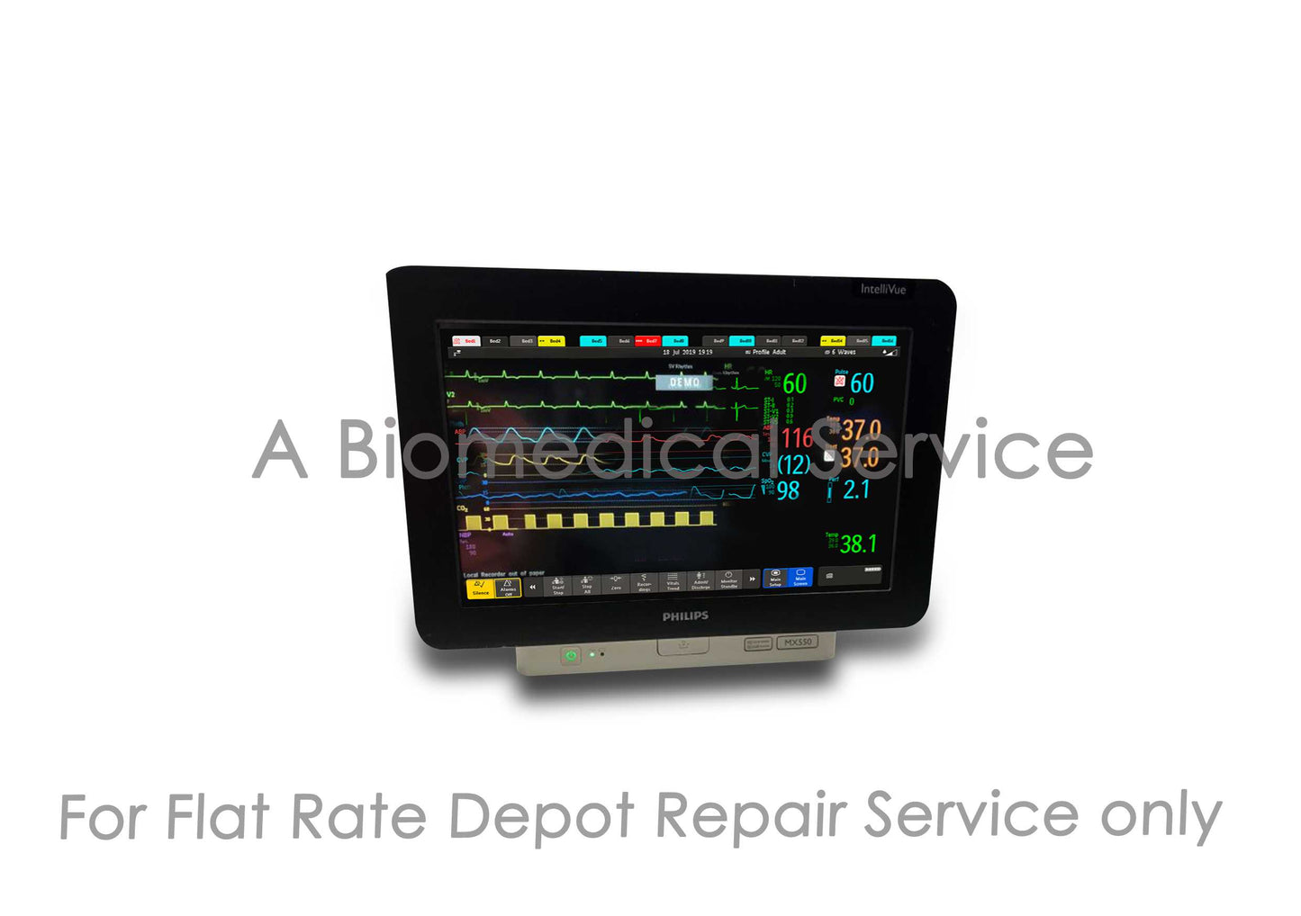 Philips IntelliVue MX550 Patient Monitor Repair Service Philips