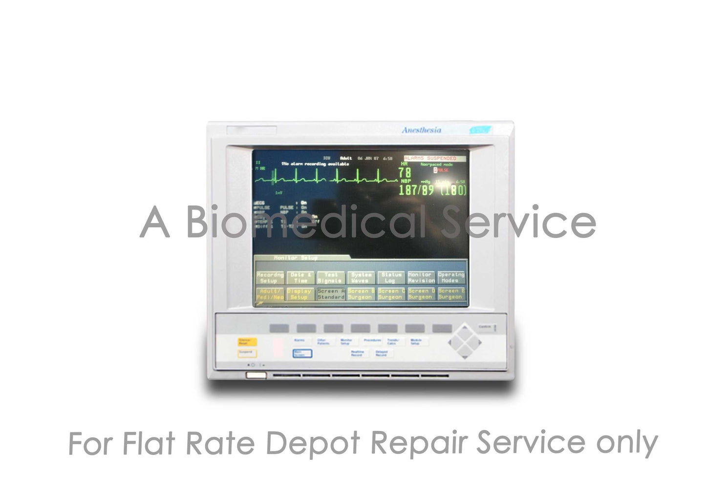Philips M1205A V26C Patient Monitor Repair Service Philips