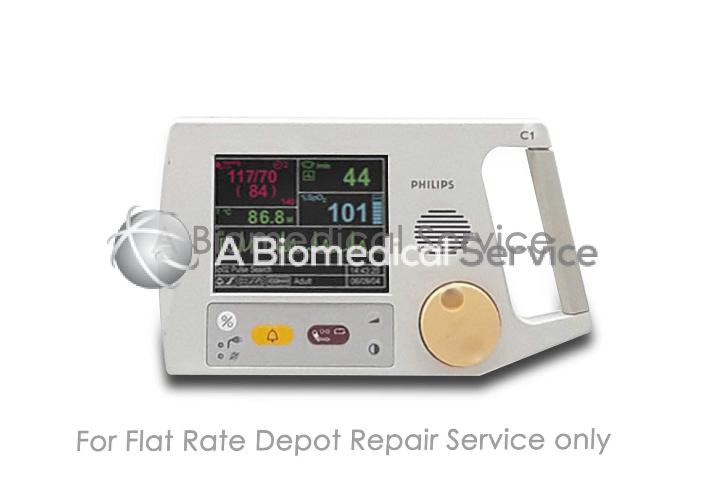 Phillips-C1-Vita Signs Monitor Repair Service Philips