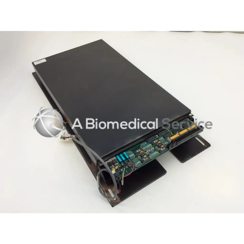 Black rectangular hologic 010-1606 channel detector assembly with visible circuit board and silver spherical component