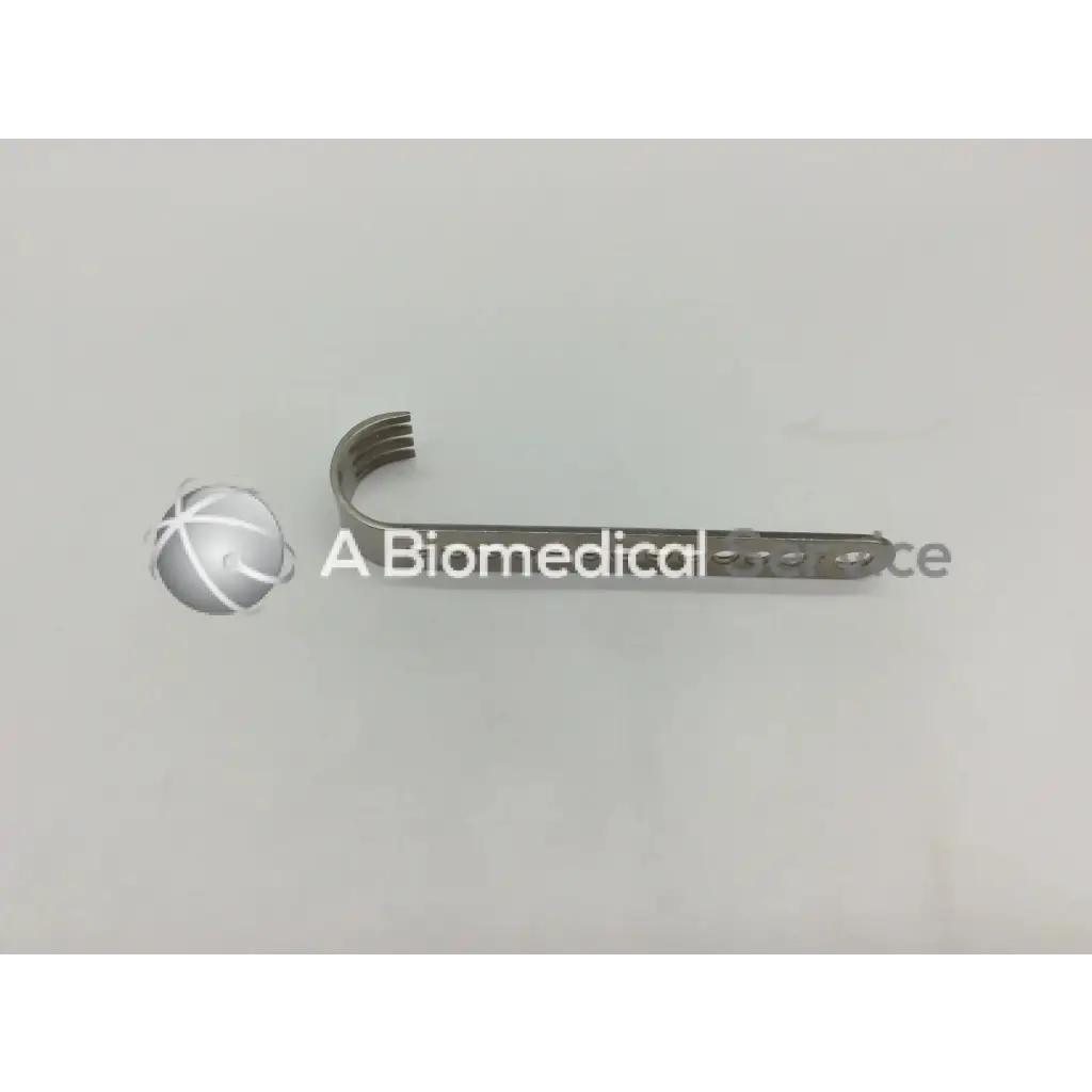 Jarit 225-503 initial incision retractor stainless steel with curved multi-pronged head and straight handle