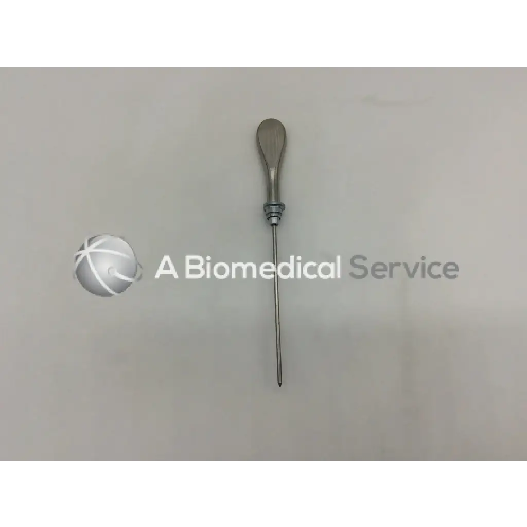 Silver karl storz 28147 bv dillator with curved sharf slender pointed shaft and rounded handle in surgical stainless steel