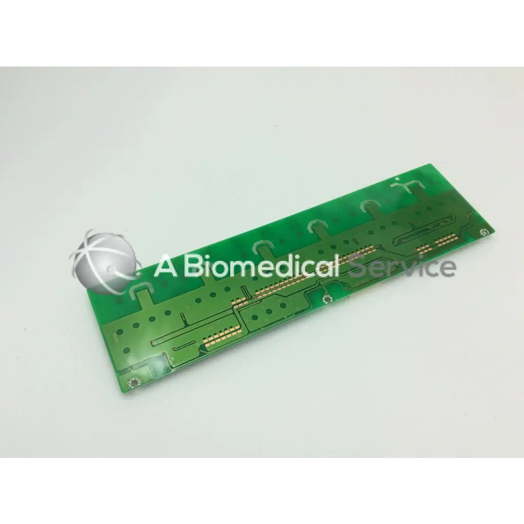Green rectangular circuit board with gold traces and solder points for nec 208pwt051-c inverter model 208pwt051-c