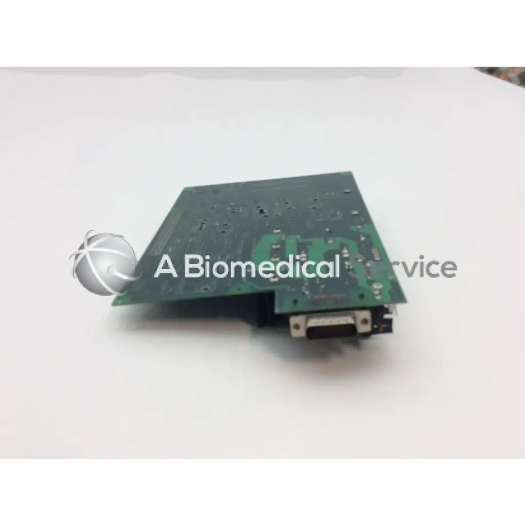 Green rectangular north american drager gap personality pcb board with d-sub connector and silver spherical component