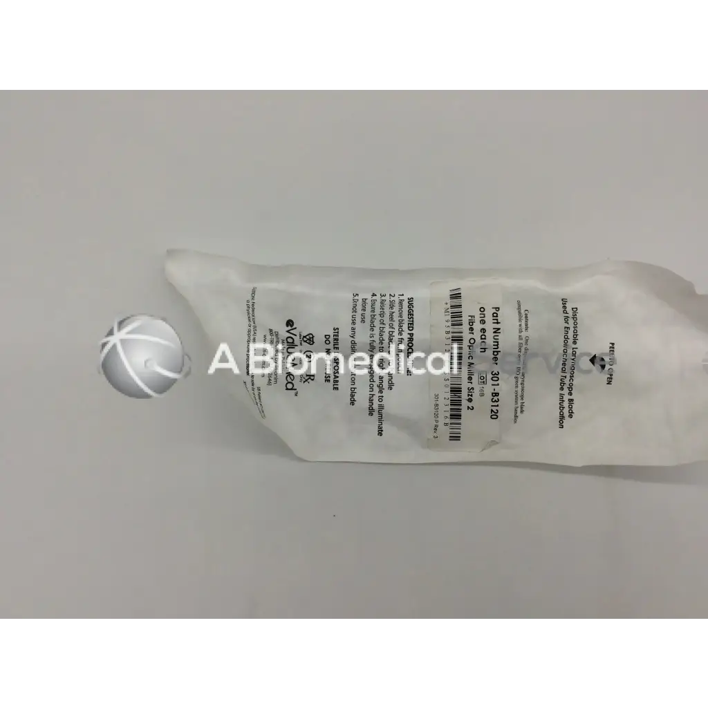 ValueMed Miller 2 Disposable Laryngoscope Blade 301B3120 A Biomedical A Biomedical Service