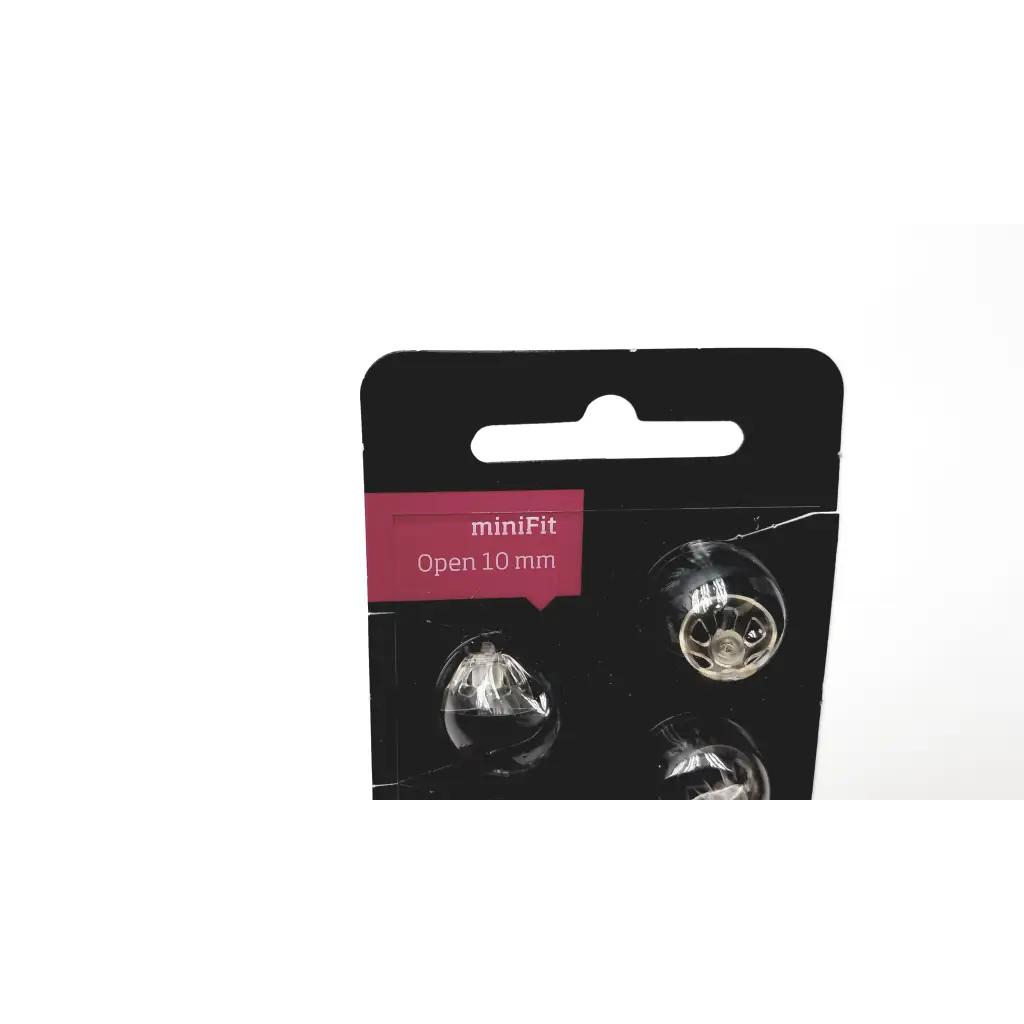 1 Pack miniFit 10mm Open Domes For Oticon Hearing Aids. 10