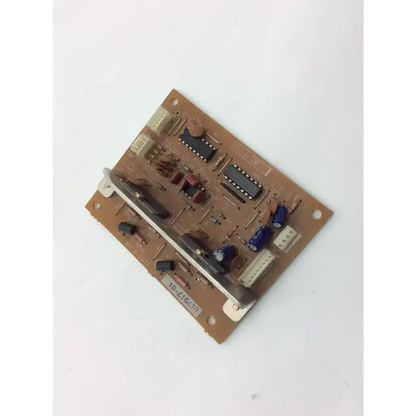 Brown circuit board 1161-0120 pwb-0 kpc 1694v-0 with black and blue components for biomedical service and responsible electronics recycling replacement parts