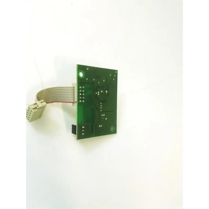 Green rectangular control board 2000770-001 with beige ribbon cable and connector for board bbcb3-8b 22523sm use
