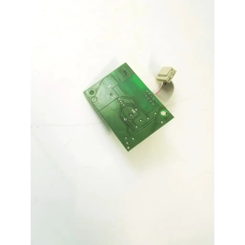 Green rectangular control board 2000770-001 with beige ribbon cable connector for board bbcb3-8b 22523sm use