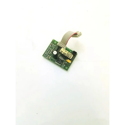 Green control board bbcb3-8b with silver ribbon cable and electronic components for board bbcb3-8b 22523sm use