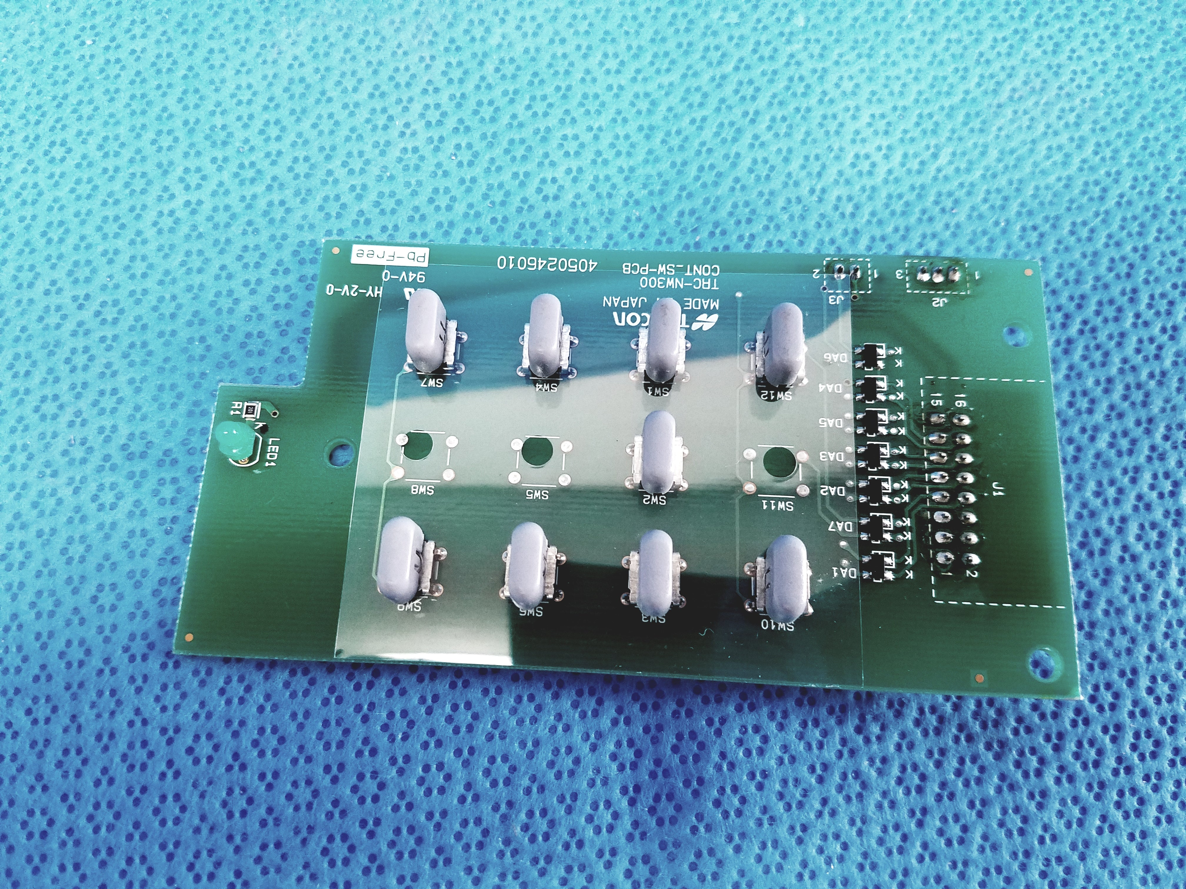 Load image into Gallery viewer, Topcon TRC-NW300 Control Switch PCB Board 4050246010 CONT-SW-PCB