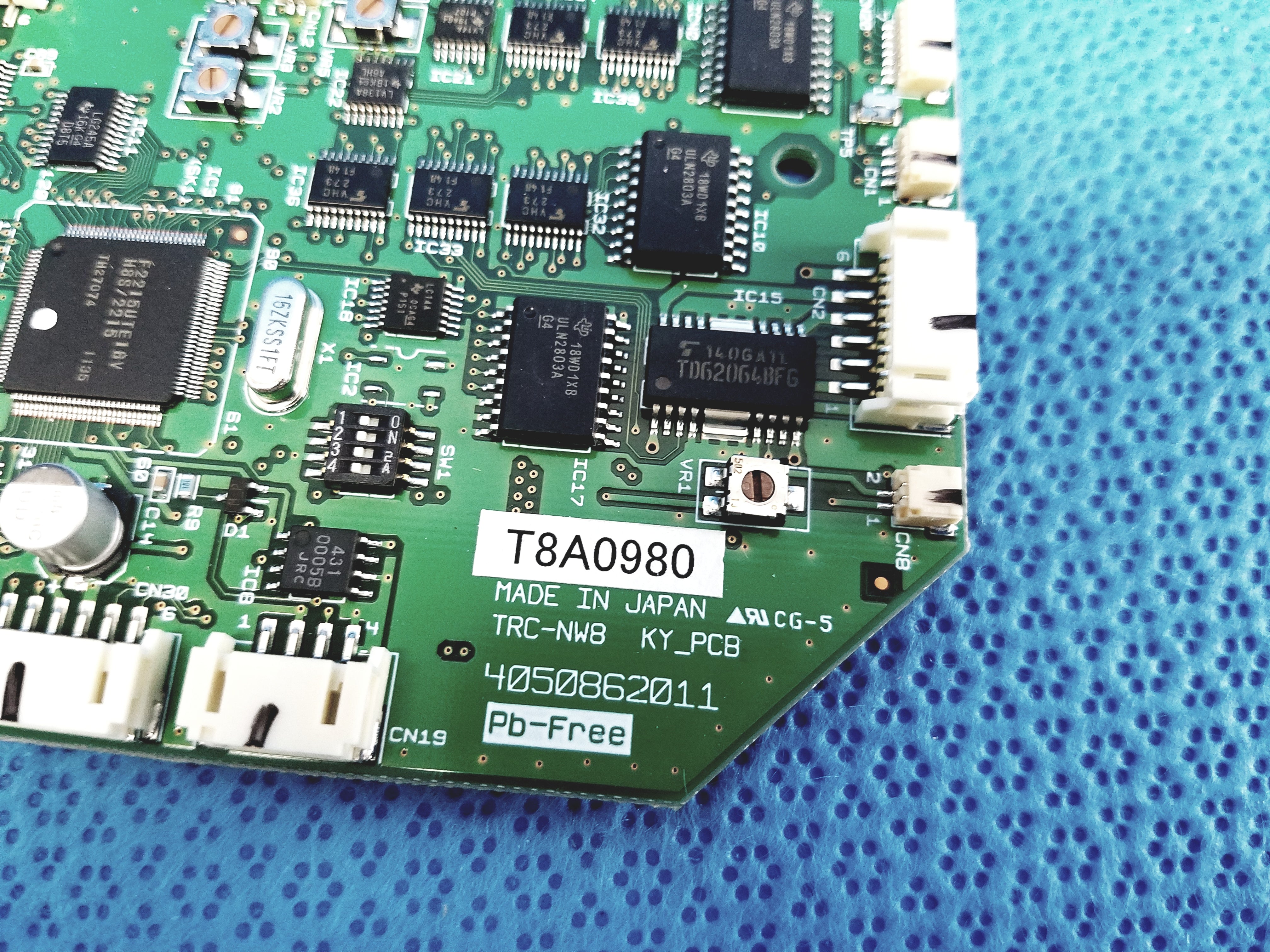 Load image into Gallery viewer, Topcon TRC-NW8 KY PCB Control Circuit Board 4050862011 T8A0980