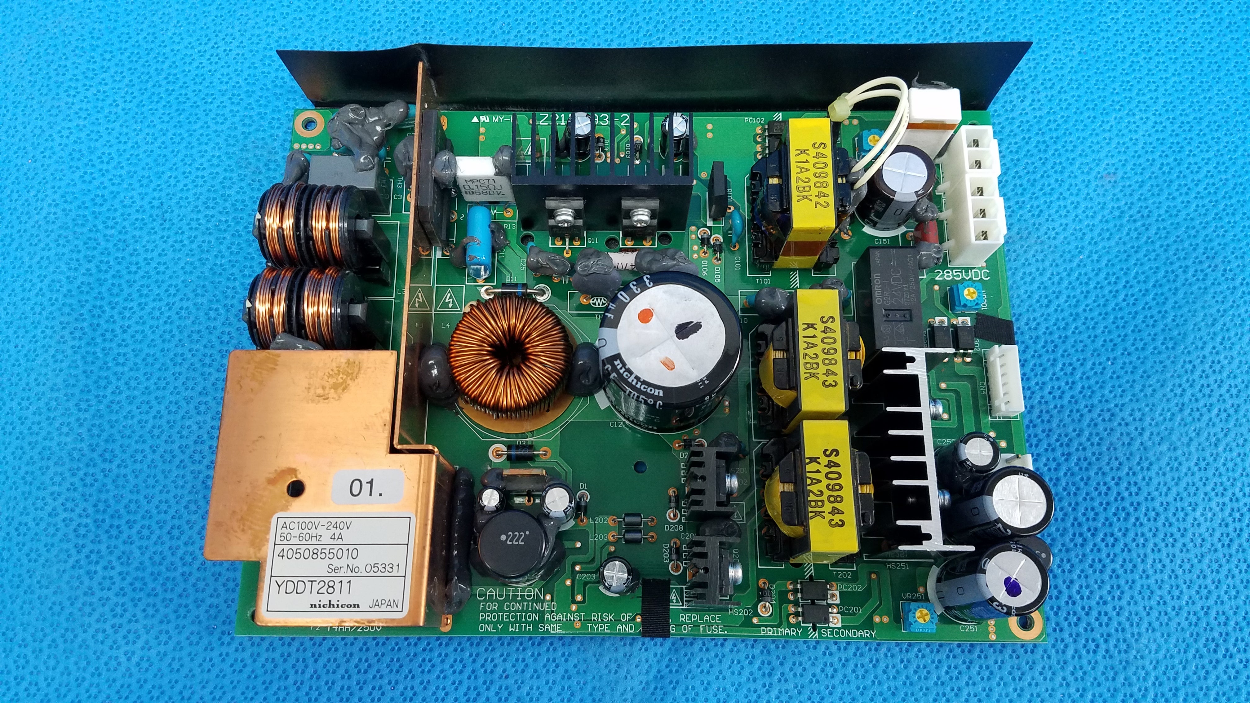 Load image into Gallery viewer, Internal Nichicon YDDT2811 Power Supply Board Part For Topcon TRC-NW8 Fundus Camera