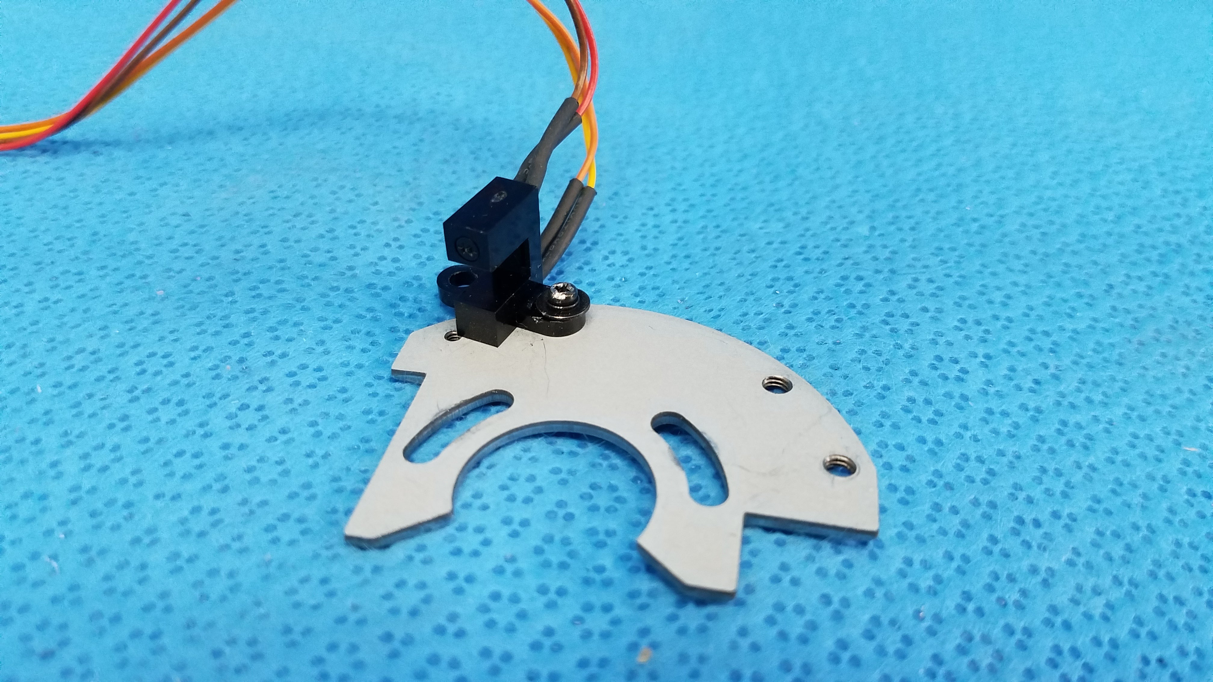 Load image into Gallery viewer, Internal Optical Base Axis Limit Photo-Interrupter Sensor With Aluminum Bracket Assembly 10 For Topcon TRC-NW8 Fundus Retinal Camera