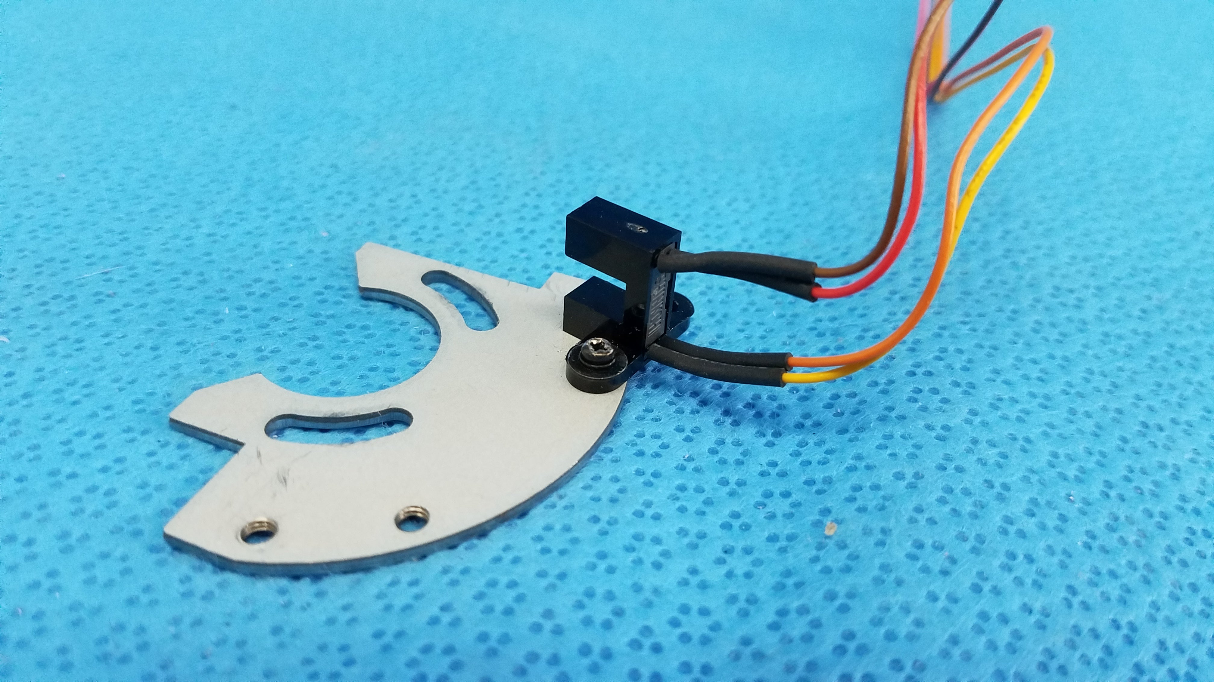Load image into Gallery viewer, Internal Optical Base Axis Limit Photo-Interrupter Sensor With Aluminum Bracket Assembly 10 For Topcon TRC-NW8 Fundus Retinal Camera