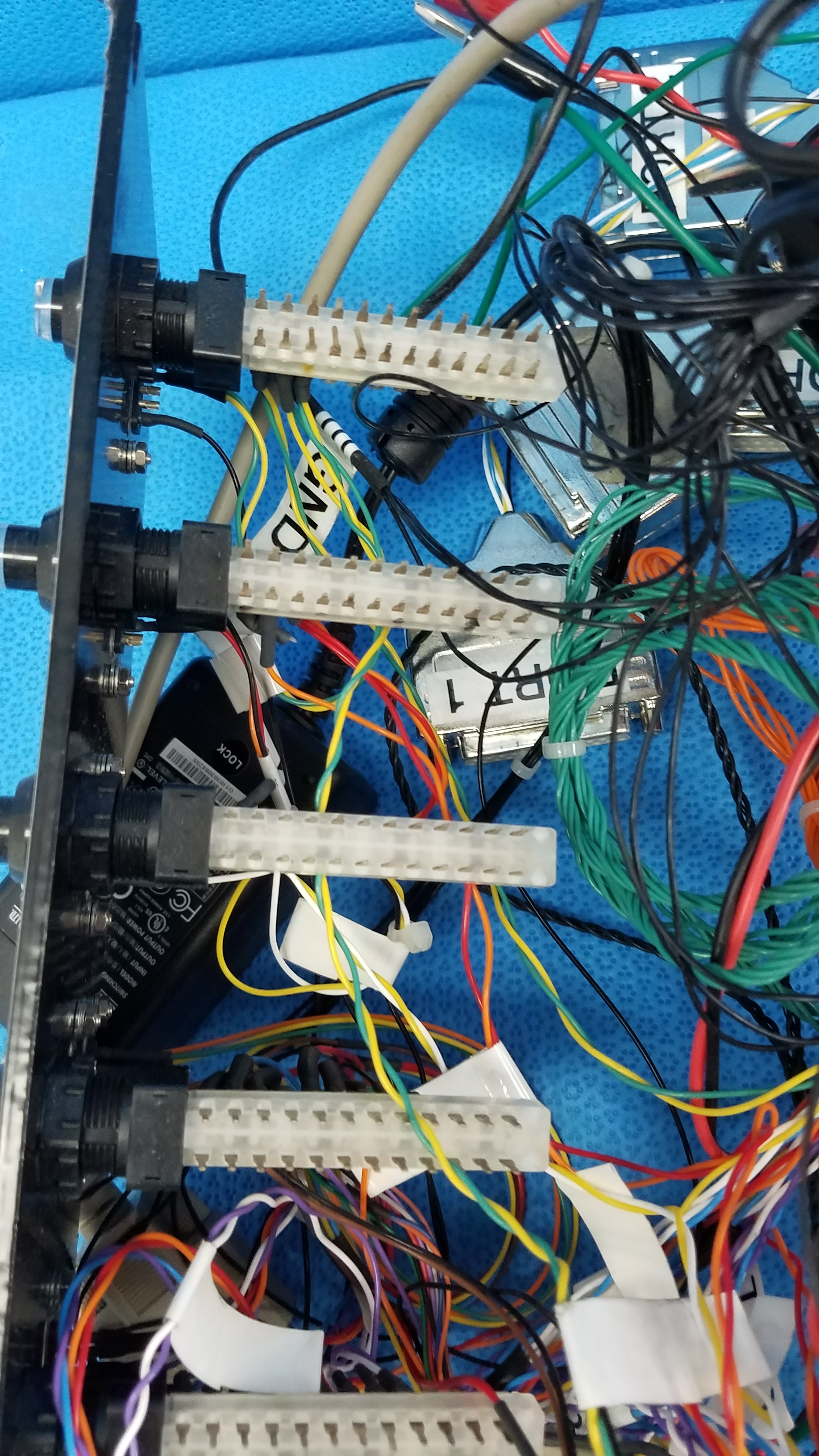 Load image into Gallery viewer, 19-Inch Rackmount Communications Test Signal Switch Control Panel Interface Chassis Assembly With Wire Harness