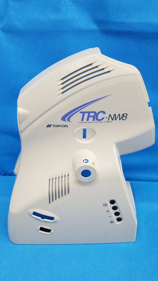 External Main Optical Body Left Side Shroud Housing Cover Panel With OSD Button Ports For Topcon TRC-NW8 Fundus Retinal Camera