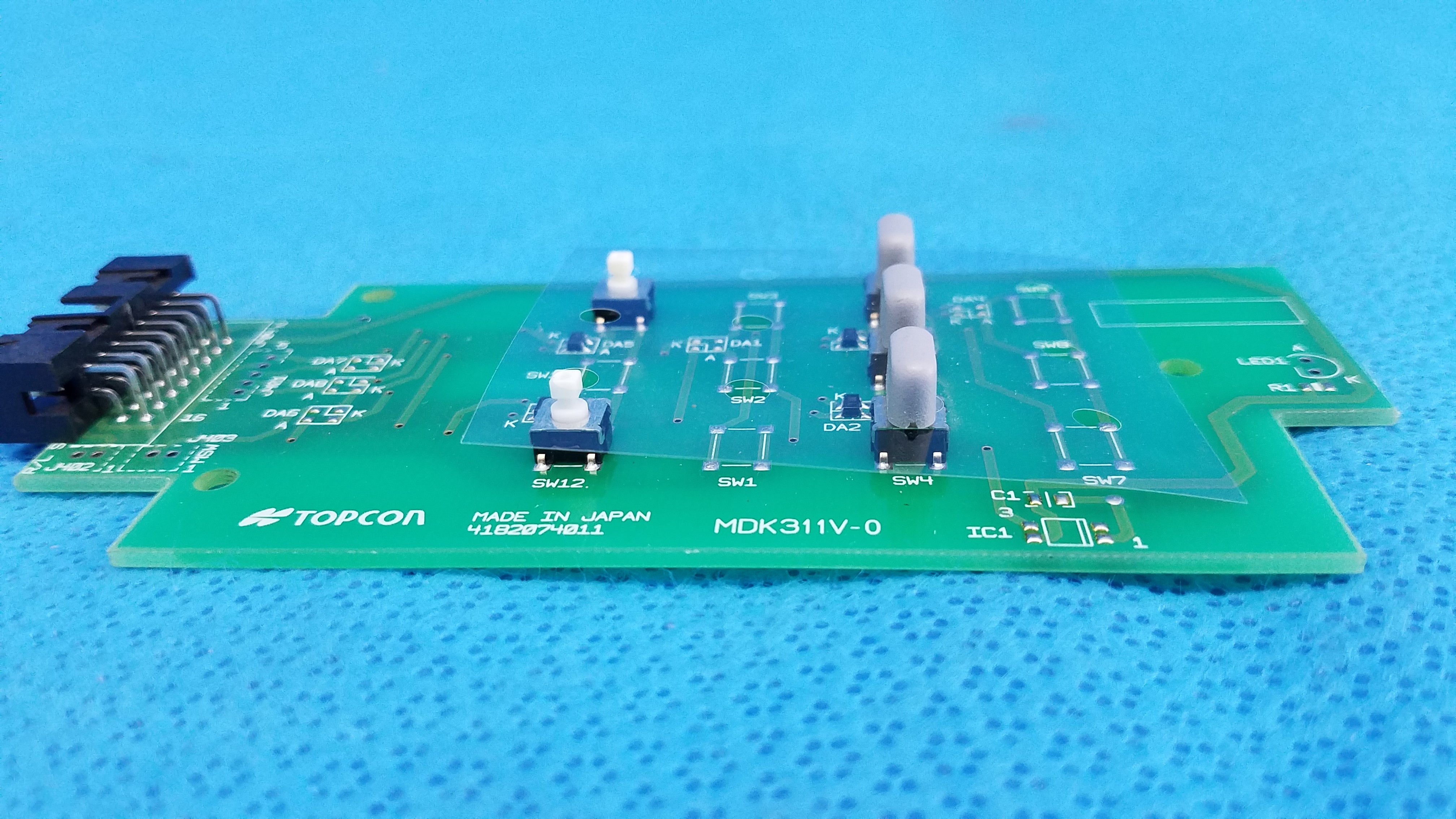 Load image into Gallery viewer, MDK311V-0 Control Panel Button Switch Circuit Board 4182074011 For Topcon TRC-NW6SF Retinal Camera
